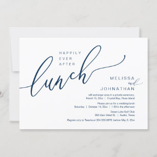 Glücklicherweise immer nach dem Hochzeitsessen Einladung