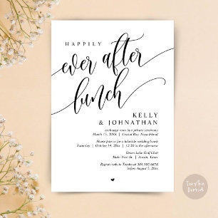 Glücklicherweise immer nach dem Hochzeitsessen, Sc Einladung