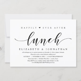 Glücklicherweise immer nach dem Mittagessen, Hochz Einladung