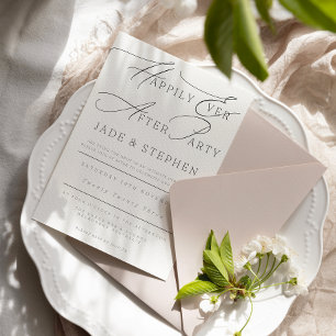 Glücklicherweise immer nach dem Party, Empfang Einladung