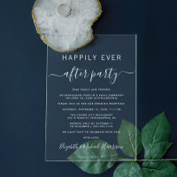 Glücklicherweise immer nach dem Party Hochzeit Emp