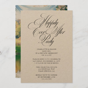 Glücklicherweise immer nach dem Party Hochzeit Emp Einladung