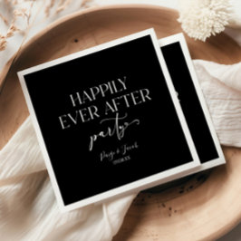 Glücklicherweise immer nach dem Party Hochzeit Emp Serviette