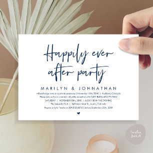 Glücklicherweise immer nach dem Party, Hochzeitsem Einladung