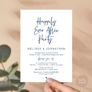 Glücklicherweise immer nach dem Party, Hochzeitses Einladung
