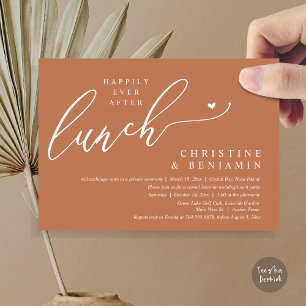 Glücklicherweise immer nach der Elopement Lunch Fe Einladung
