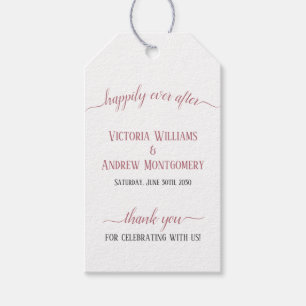 Glücklicherweise immer nach der modernen Rose Gold Geschenkanhänger