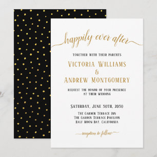 Glücklicherweise immer nach einer eleganten Goldsk Einladung