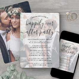 Glücklicherweise immer nach Party 2 Foto Overlay H Einladung