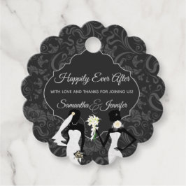 Glücklicherweise immer nach zwei Brides Gast Viele Geschenkanhänger