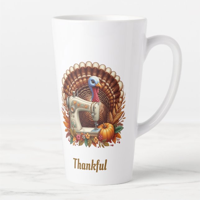 Glücklicherweise näht die Türkei Milchtasse (Rechts)