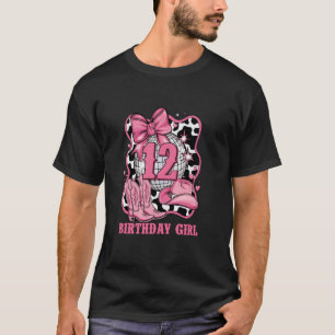 Glückliches 12. Geburtstags Mädchen Bogen Rodeo We T-Shirt