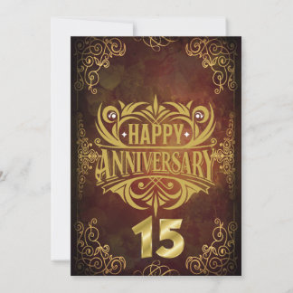 Glückliches 15. Jubiläum