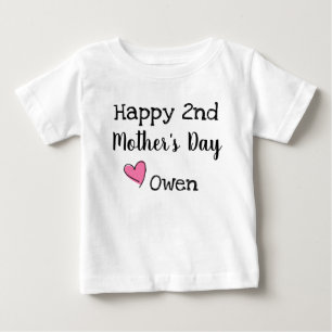 Glückliches 2. Mutter-TagesShirt Baby T-shirt