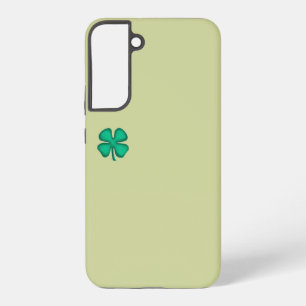 Glückliches 4-Blatt-Irland-Klee-grün-S22Plus-Handy Samsung Galaxy Hülle