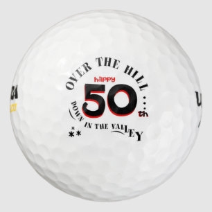 GLÜCKLICHES 50.! GOLFBALL