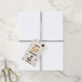 Glückliches 5. Geburtstags-Geschenk-Anhänger Geschenkanhänger