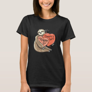 Glückliches 5. Jubiläum Schnarchen Lustiger Faulti T-Shirt