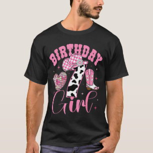 Glückliches 7. Geburtstags Mädchen Outfit Rodeo We T-Shirt