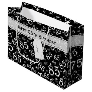 Glückliches 85. Geburtstags-Party-Thema Große Geschenktüte