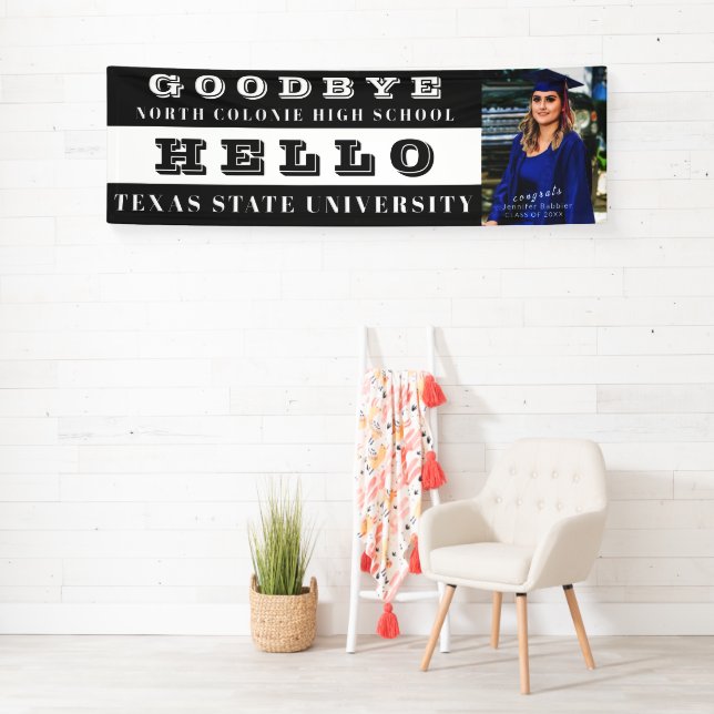 Glückliches Abschlussbanner - Benutzerdefinierte F Banner (Insitu)