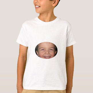 Glückliches Affe-Oval T-Shirt