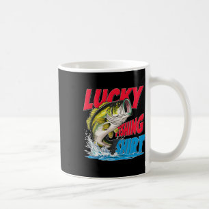 Glückliches Angel-Shirt Lustig Byss Angler Spaß Wi Kaffeetasse
