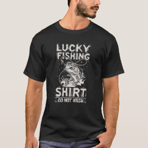 Glückliches Angel-Shirt Nicht Waschen Fische Für E T-Shirt
