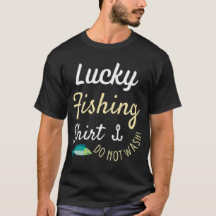 Glückliches Angelshirt nicht waschen T-Shirt