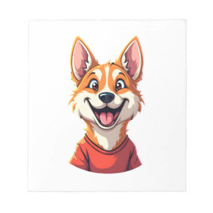 Glückliches Australisches Cattle Dog Tank Top Notizblock