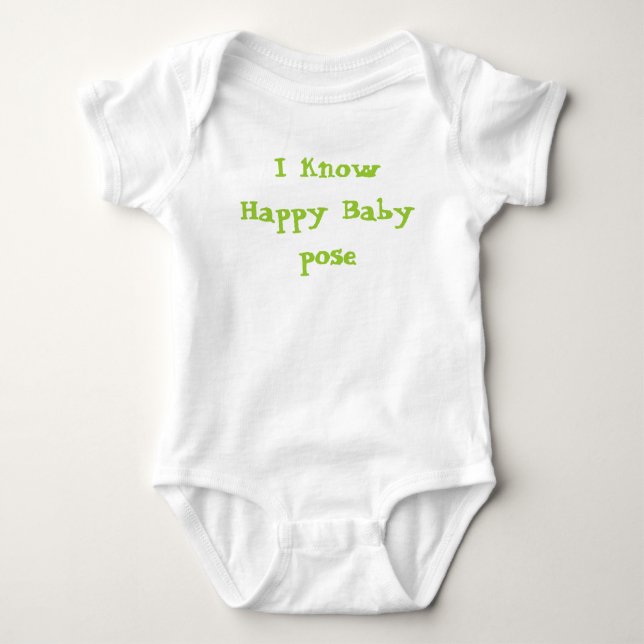 Glückliches Baby Bio Onzie Strampler (Vorderseite)