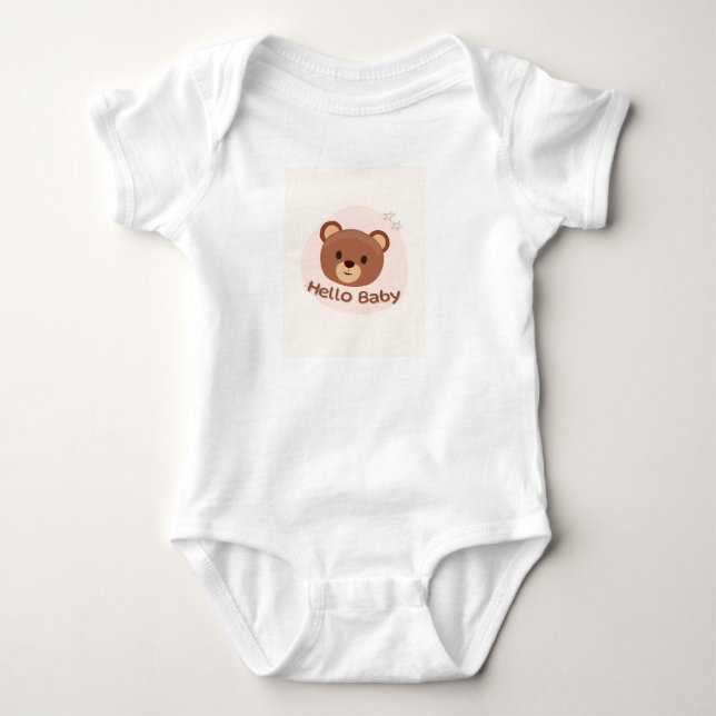 Glückliches Baby  Strampler (Vorderseite)