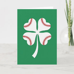 Glückliches Baseball-Kartenspiel Karte