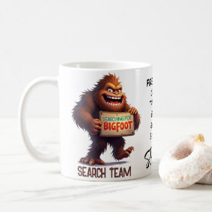 Glückliches Bigfoot Sasquatch-Suchteam Kaffeetasse