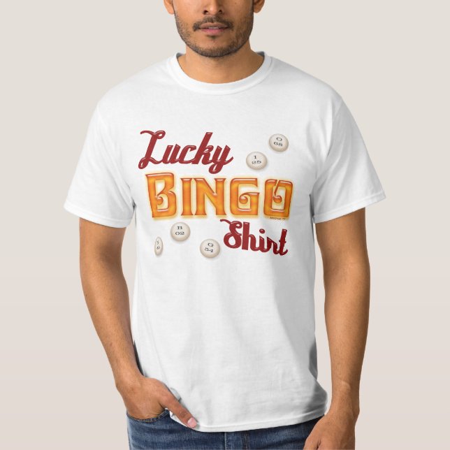 Glückliches Bingo-Shirt T-Shirt (Vorderseite)