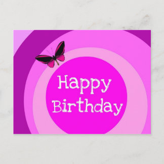 Glückliches Birthdayby Kelassa Postkarte