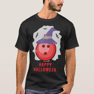 Glückliches Bowling Halloween - Lustig T-Shirt