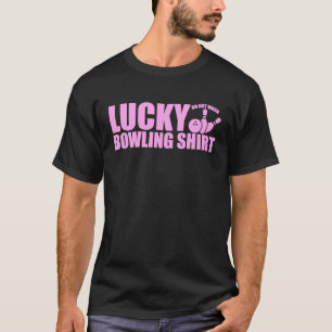Glückliches Bowling Nicht Waschen Lustiger Spruch T-Shirt