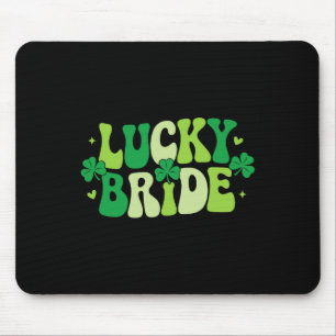 Glückliches Braut Bräutigam Paare Passende Hochzei Mousepad