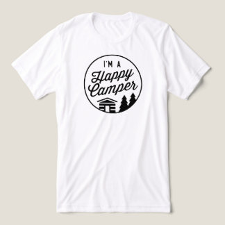 Glückliches Camper-Shirt Tri-Blend Shirt