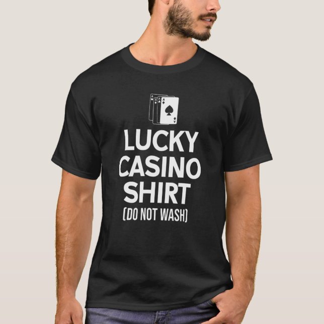 Glückliches Casino für Glücksspieler Roulette oder T-Shirt (Vorderseite)