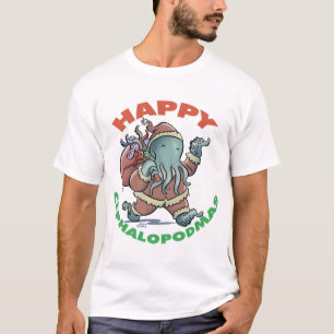 Glückliches Cephalopodmas T-Shirt