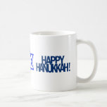 Glückliches Chanukka Kaffeetasse<br><div class="desc">Glückliches Chanukka! Glückliches Chanukah! Jede Weise buchstabieren Sie sie,  feiern glücklich mit Familie und Freunden.</div>