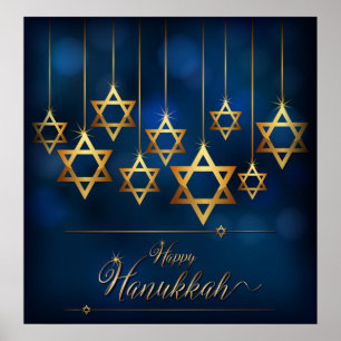 Glückliches Chanukka Poster
