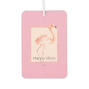 Glückliches Chic Rosa Flamingo Autolufterfrischer
