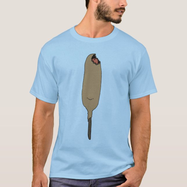 Glückliches Corndog T-Shirt (Vorderseite)