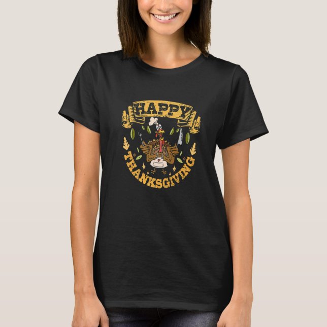 Glückliches Dankeschön T-Shirt (Vorderseite)