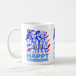 glückliches Dankeschön wasington franklin patrioti Kaffeetasse