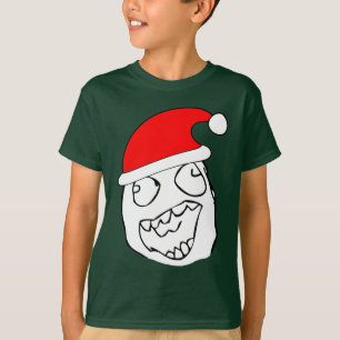 Glückliches Derp Weihnachten Meme T-Shirt