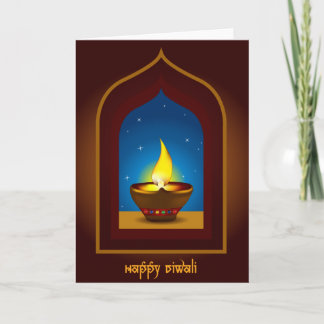 Glückliches Diwali Karte